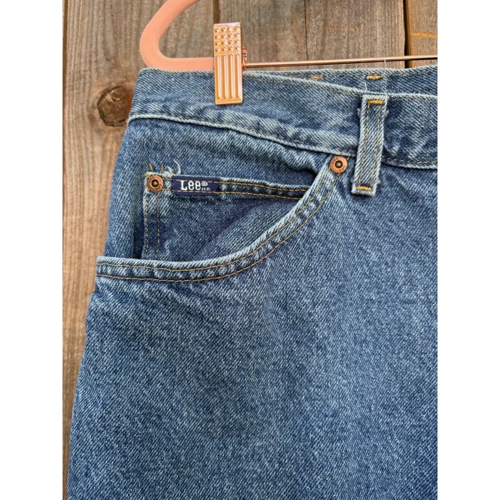 Lee Jeans Mens Vintage 1997 Relaxed‎ Fit Blue Denim Pants Size 36x30 - Picture 4 of 6